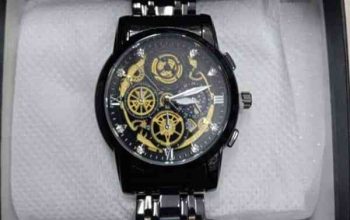 Analog Men’s Luxury Stainless Steel Watch for Men ..(4889)..